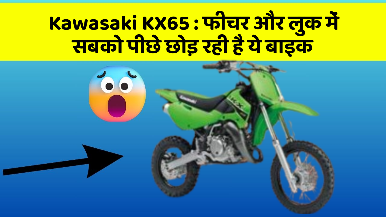 Kawasaki KX65: फीचर और लुक में सबको पीछे छोड़ रही है ये बाइक